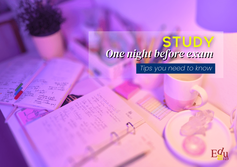 How to study one night before exam ? | Tips you need to know