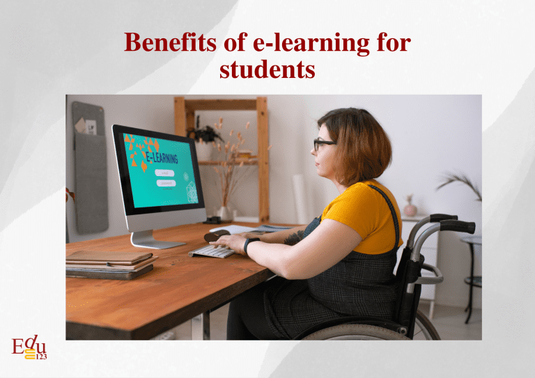 Benefits of e-learning for students