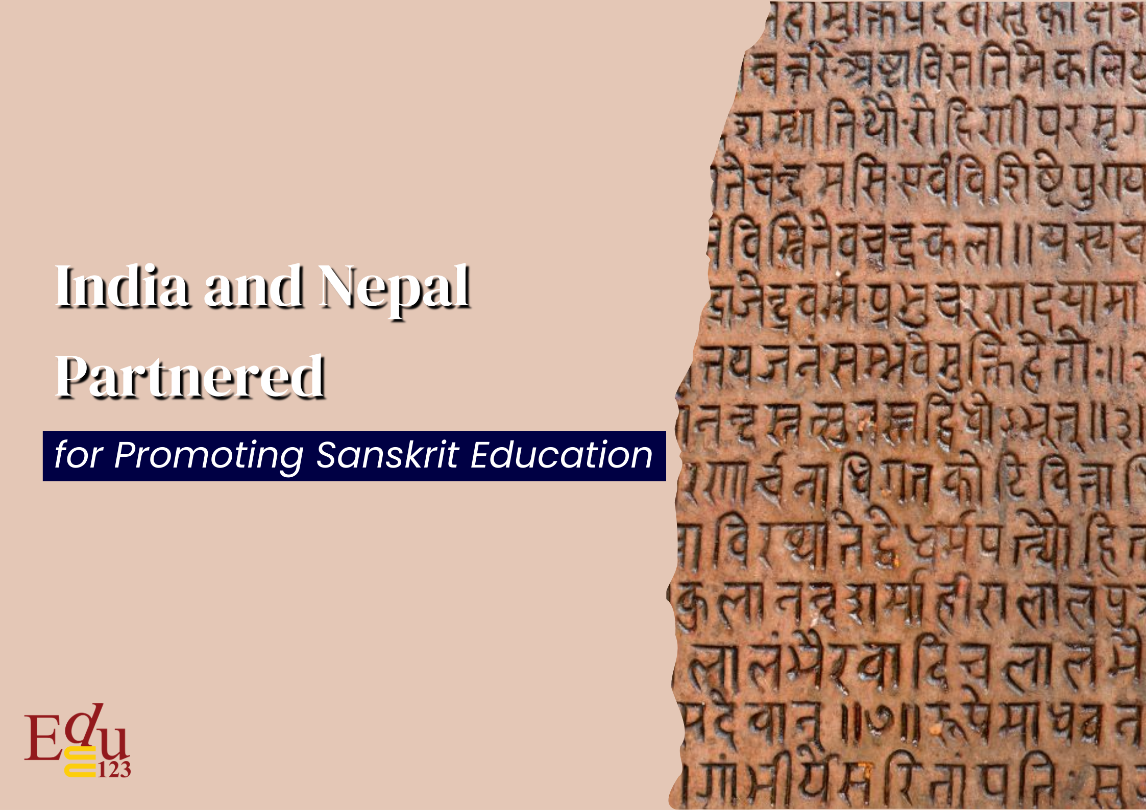 For Promoting Sanskrit Education : India and Nepal Partnered