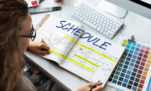 create a schedule for Balancing Academics and Extracurricular Activities 