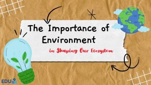 The Importance of Environment in Shaping Our Ecosystem