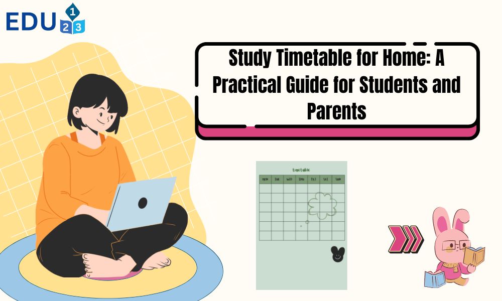 study timetable for home